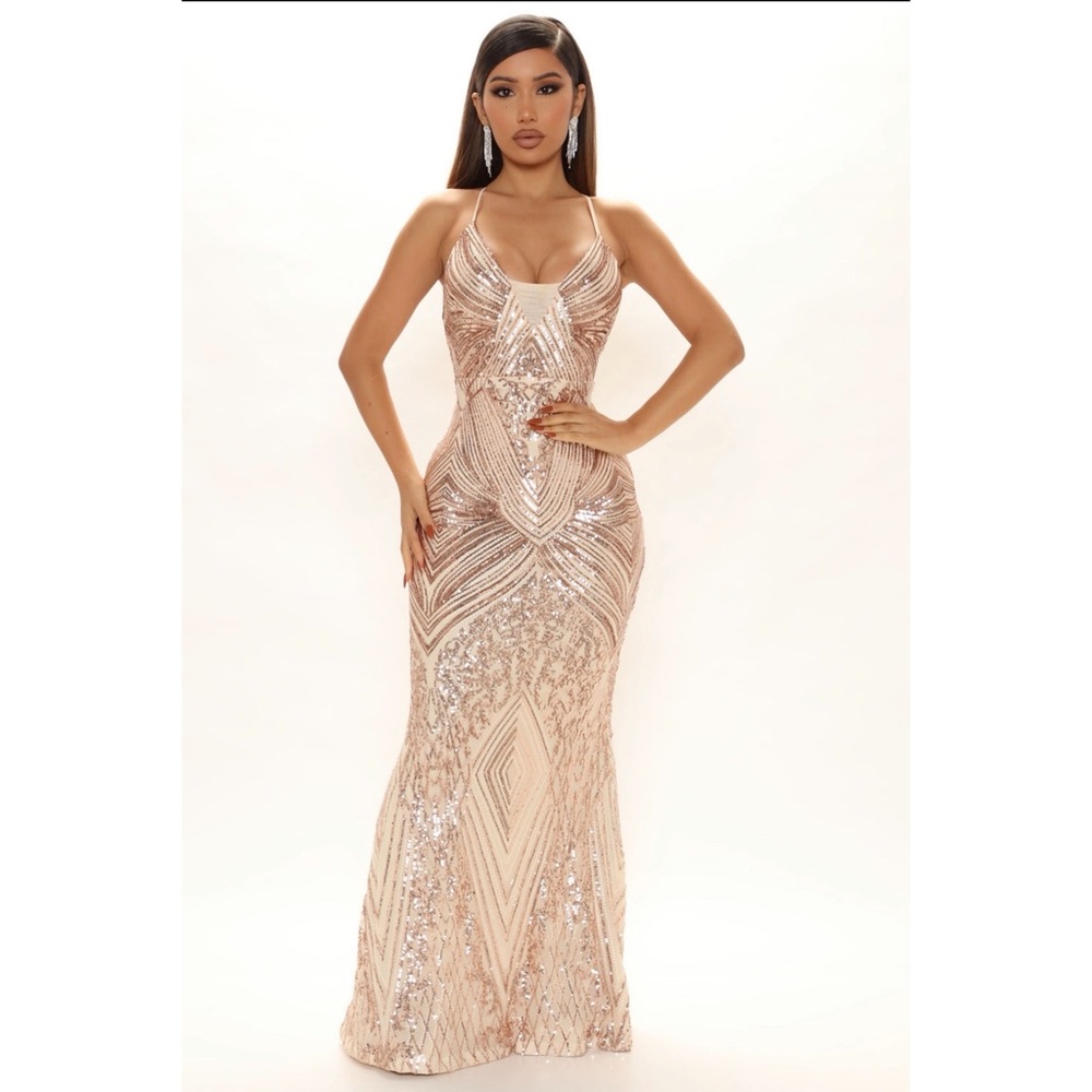 Fashion Nova Sequin Gown